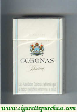 Coronas Reserva cigarettes